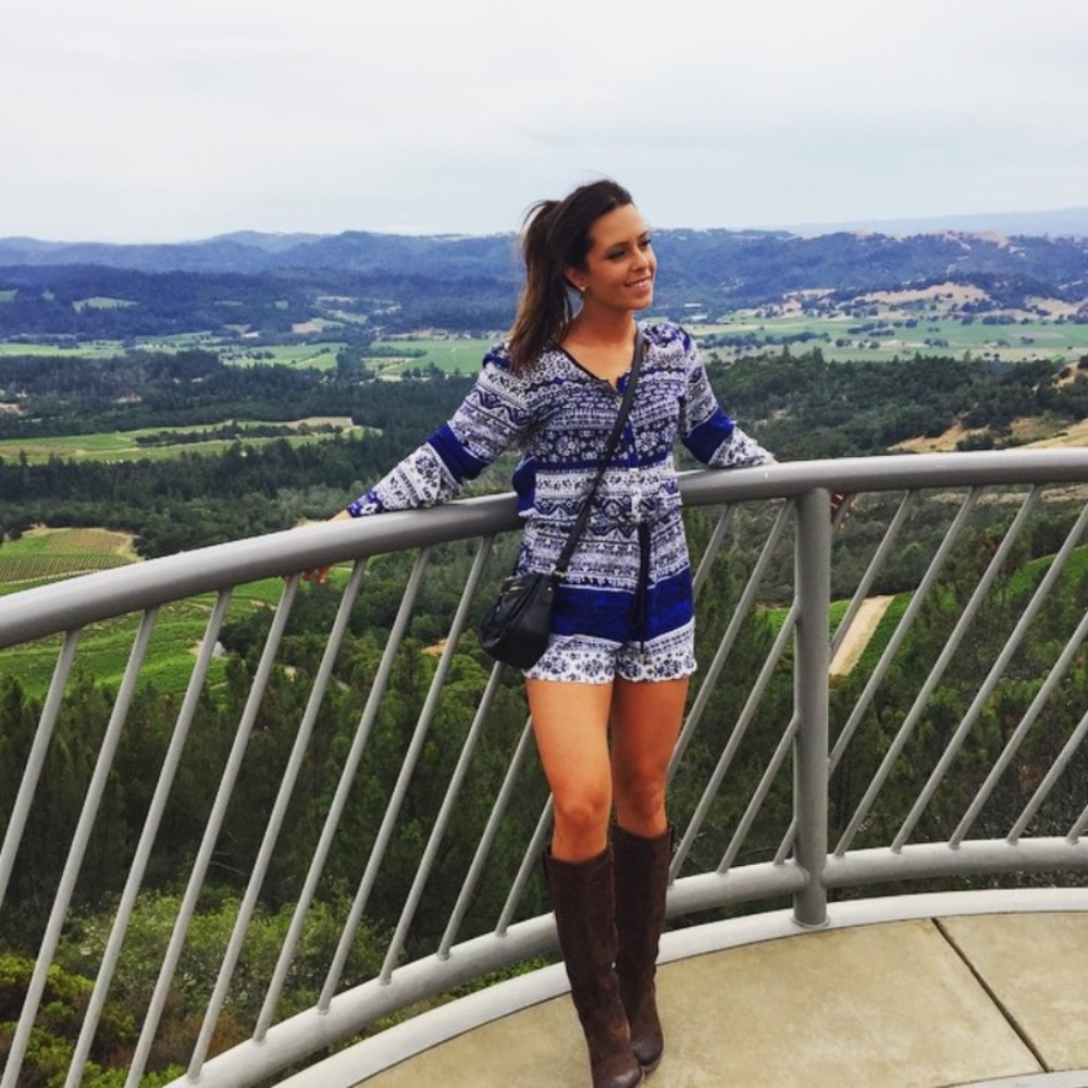 Lovestitch Blue and White Romper